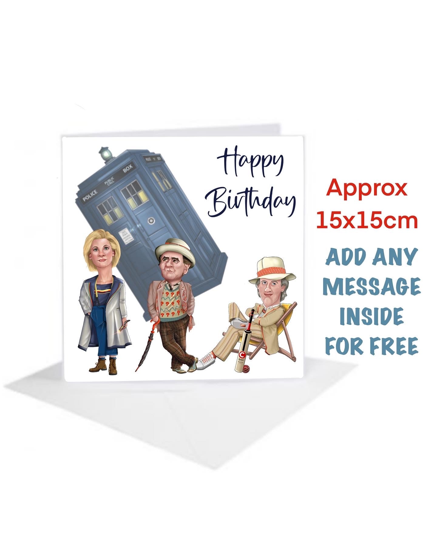 Dr Who Birthday day Cards #caricawho the time lords #drwho