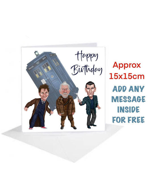 Dr Who Birthday day Cards #caricawho the time lords #drwho #davidtennant