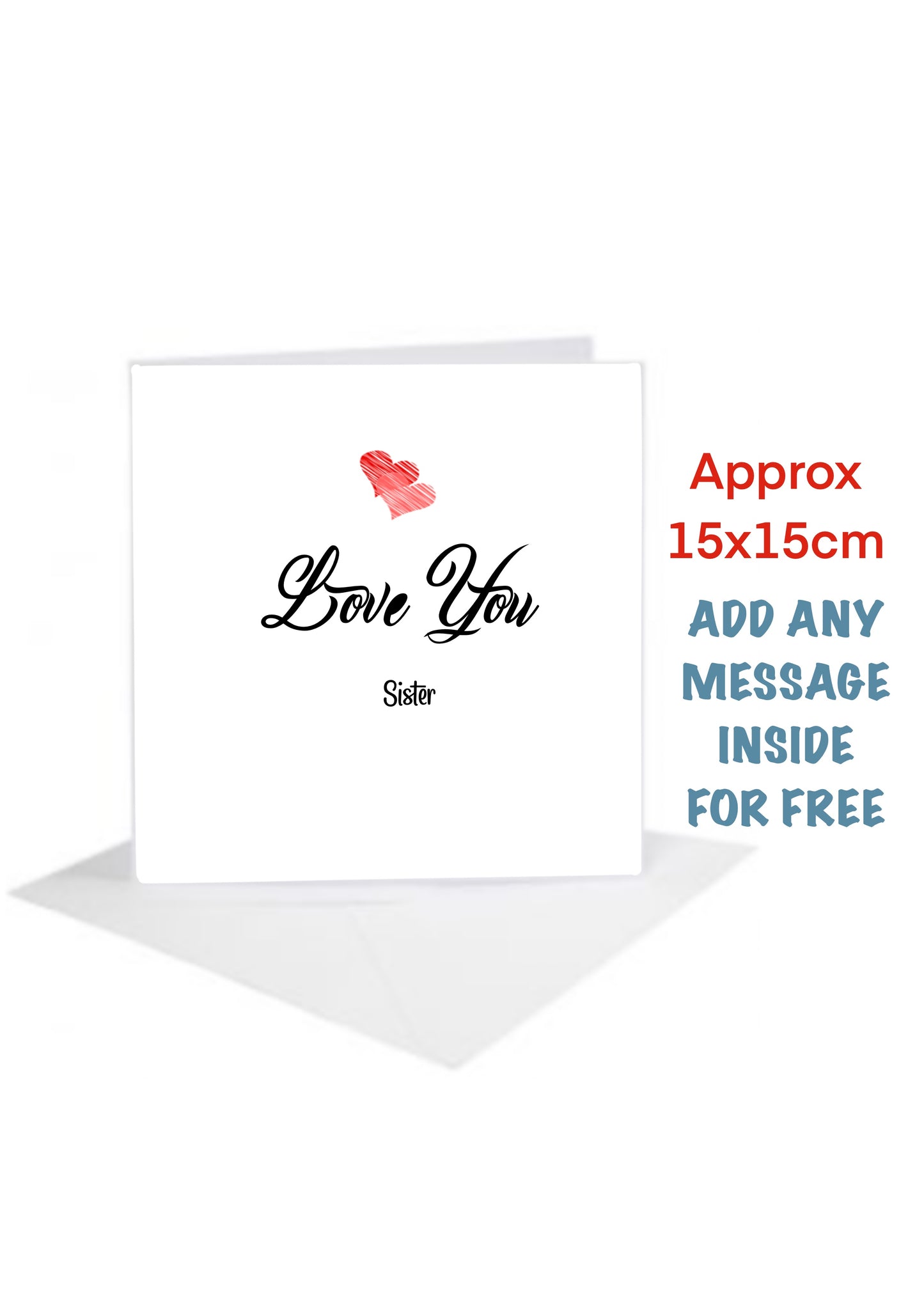 Love You Sister Cards-Cards