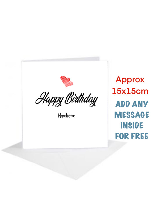 Happy Birthday Handsome Cards-Cards