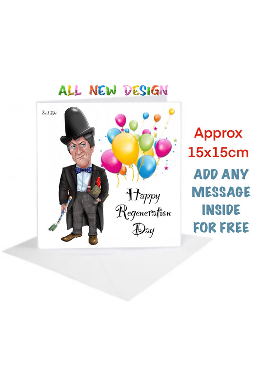 Dr Who Birthday Regeneration day Cards-Cards #carica-who the time lord