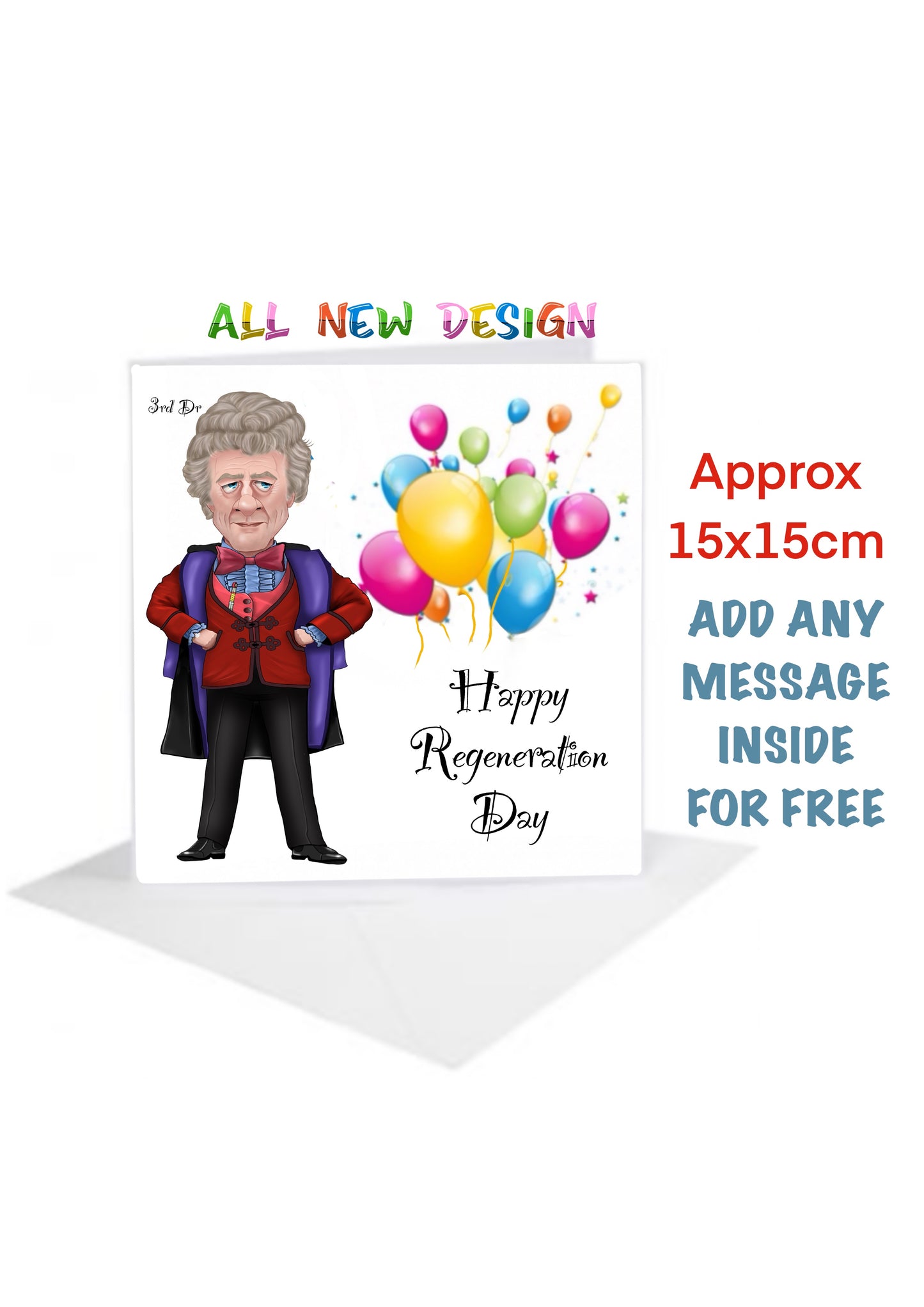 Dr Who Birthday Regeneration day Cards-Cards #carica-who the time lord