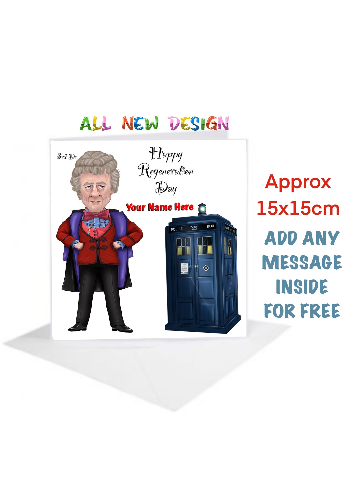 Dr Who Birthday Regeneration day Cards-Cards #carica-who the time lord