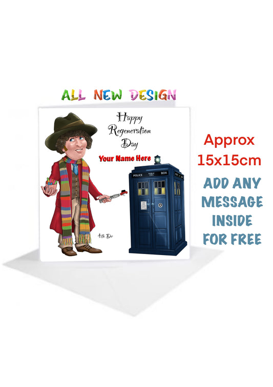 Dr Who Birthday Regeneration day Cards-Cards #carica-who the time lord