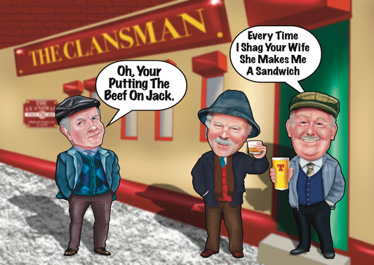 still game inspired A4 prints auld pals jack and victor Winston boabby NEW LINE