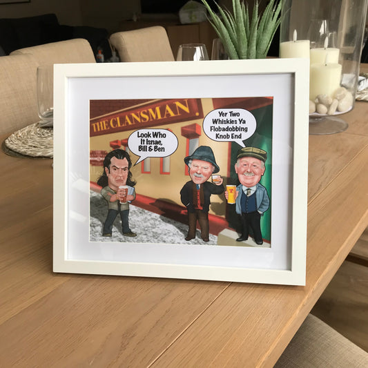 still game inspired A4 prints auld pals jack and victor Winston boabby NEW LINE frame not included