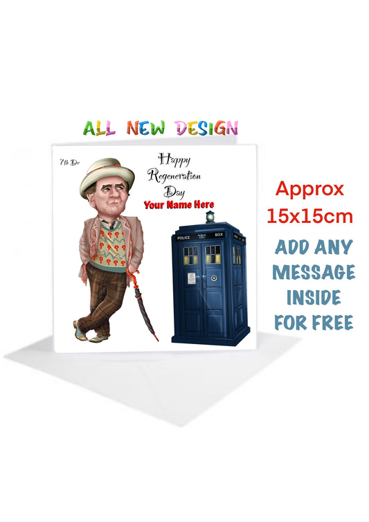 Dr Who Birthday Regeneration day Cards-Cards #carica-who the time lords