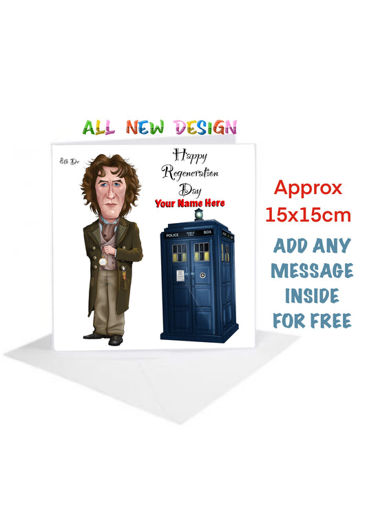 Dr Who Birthday Regeneration day Cards-Cards #carica-who the time lords