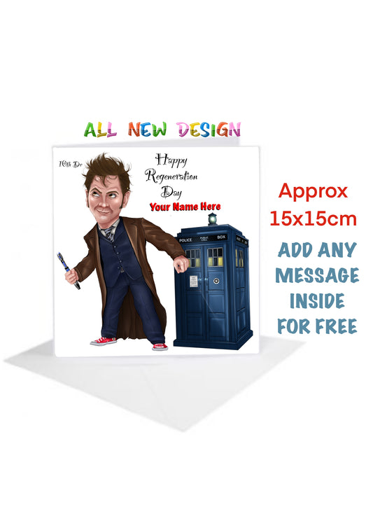 Dr Who Birthday Regeneration day Cards-Cards #carica-who the time lords