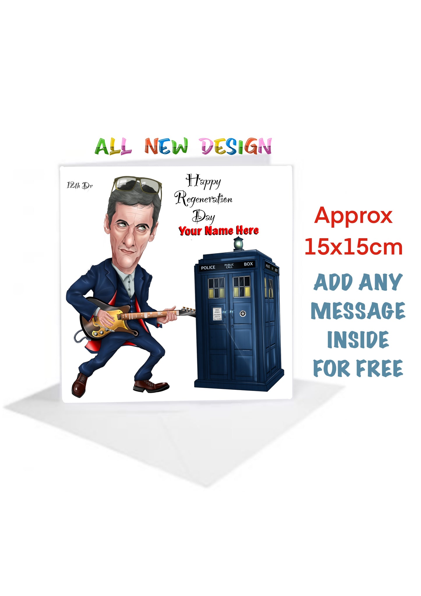 Dr Who Birthday Regeneration day Cards-Cards #carica-who the time lord