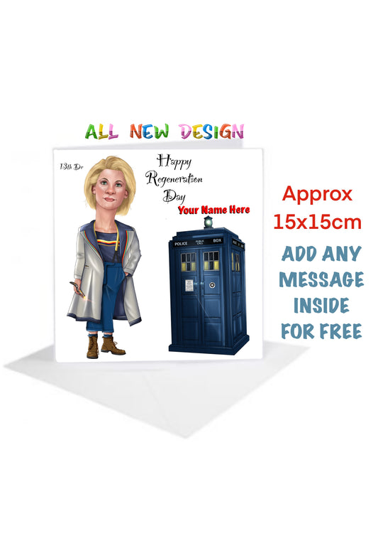 Dr Who Birthday Regeneration day Cards-Cards #carica-who the time lords