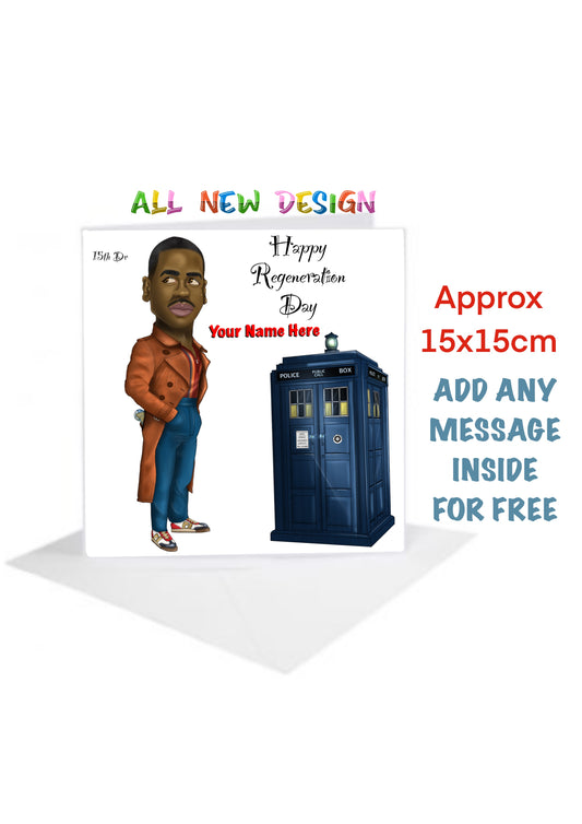 Dr Who Birthday Regeneration day Cards-Cards #carica-who the time lords