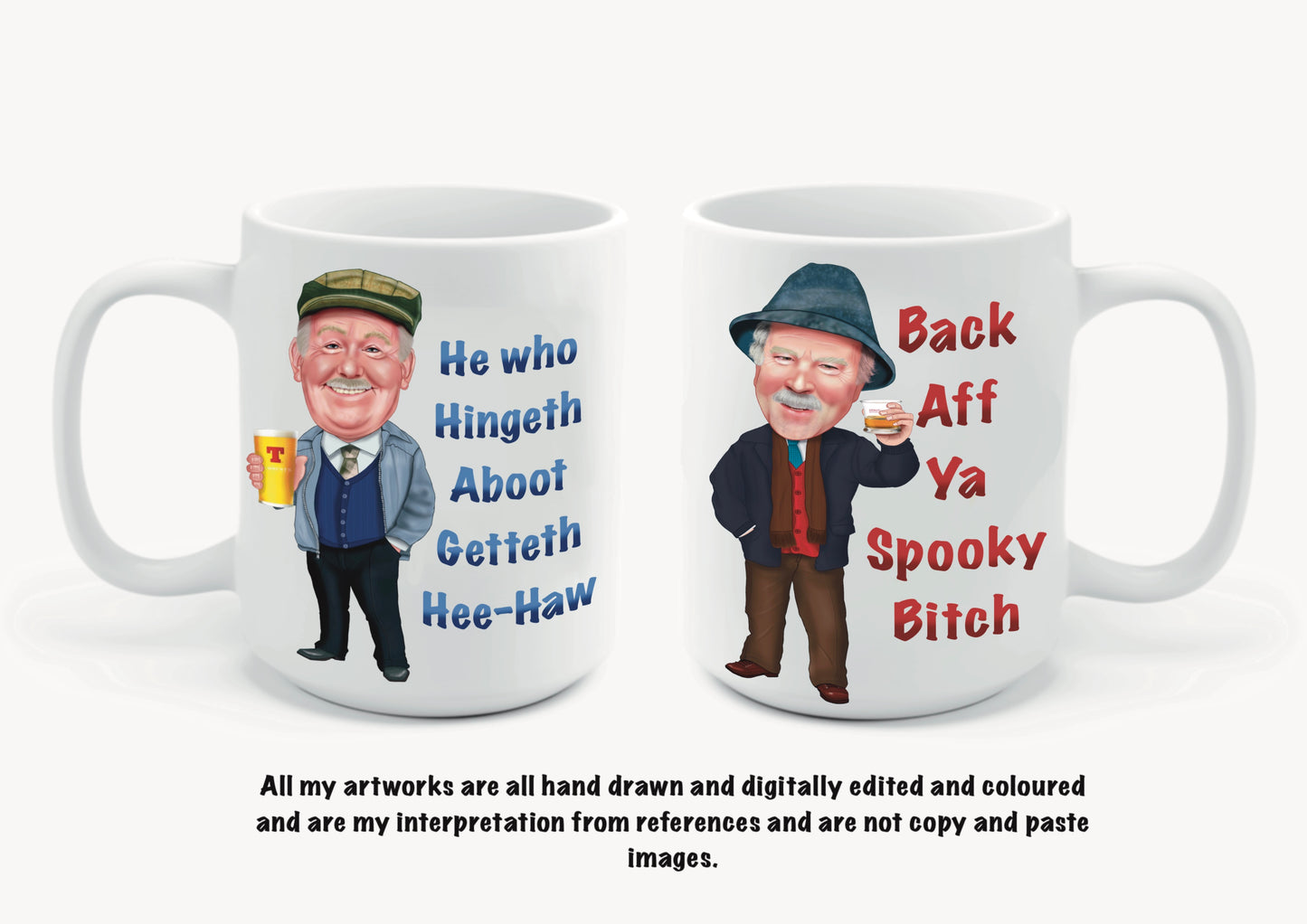 Still Game Inspired Mugs jack and victor