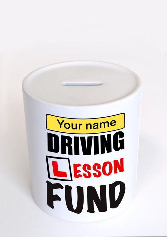 Driving lesson fund Money Boxes