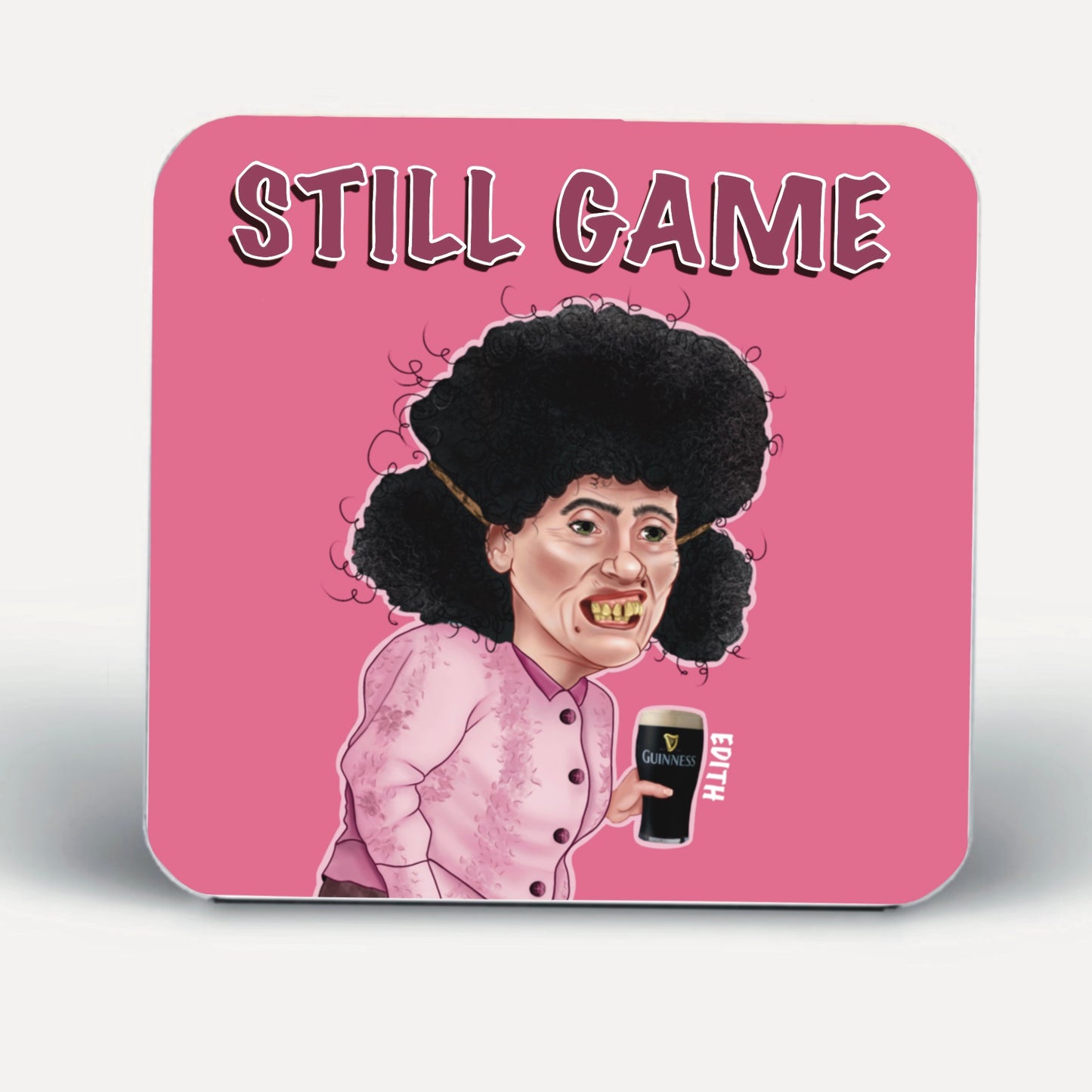 Still game Edith inspired coasters-coasters