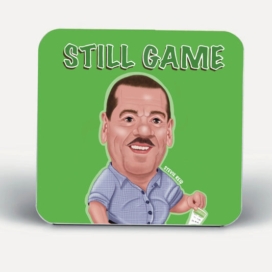 Still game stevie Reid inspired coasters-coasters