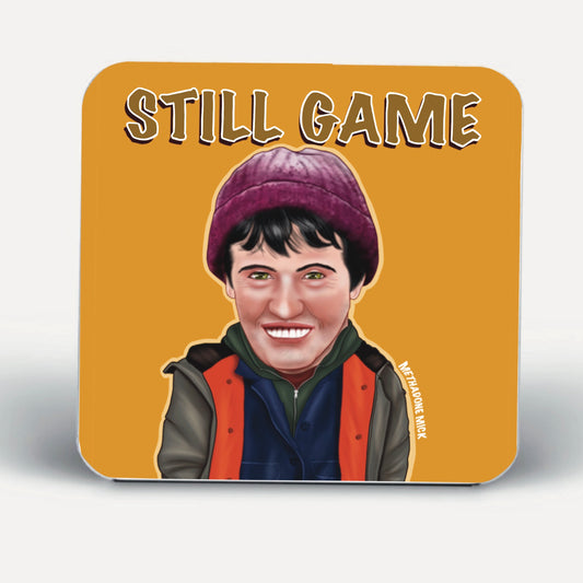 Still game Methodone mick inspired coasters-coasters