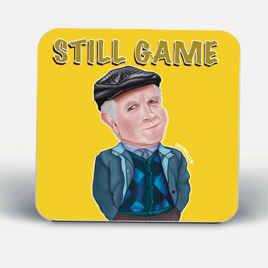 Still game Tam Mullen inspired coasters-coasters