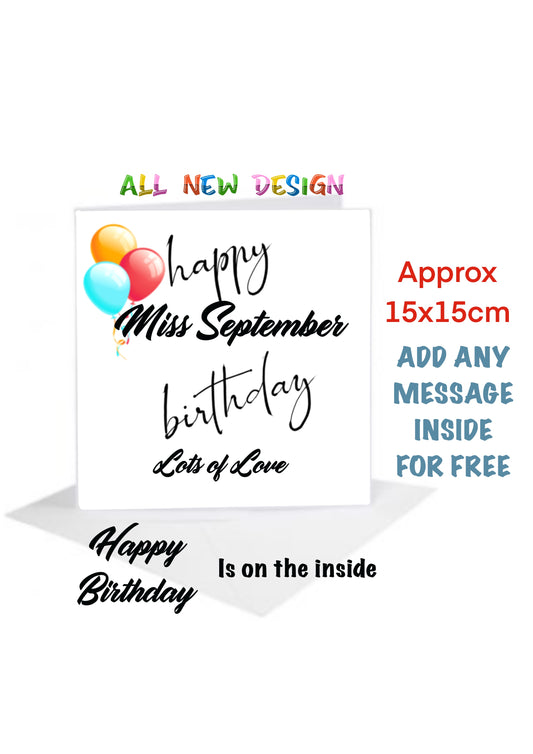 September birthday cards