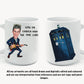 10th dr Who inspired mugs-mugs David Tennant carica-who (Copy)