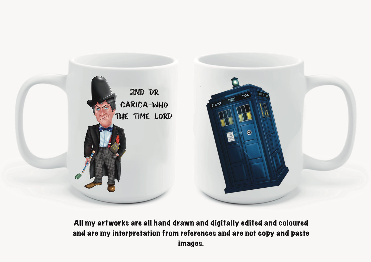 10th dr Who inspired mugs-mugs David Tennant carica-who (Copy)