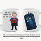 10th dr Who inspired mugs-mugs David Tennant carica-who (Copy)