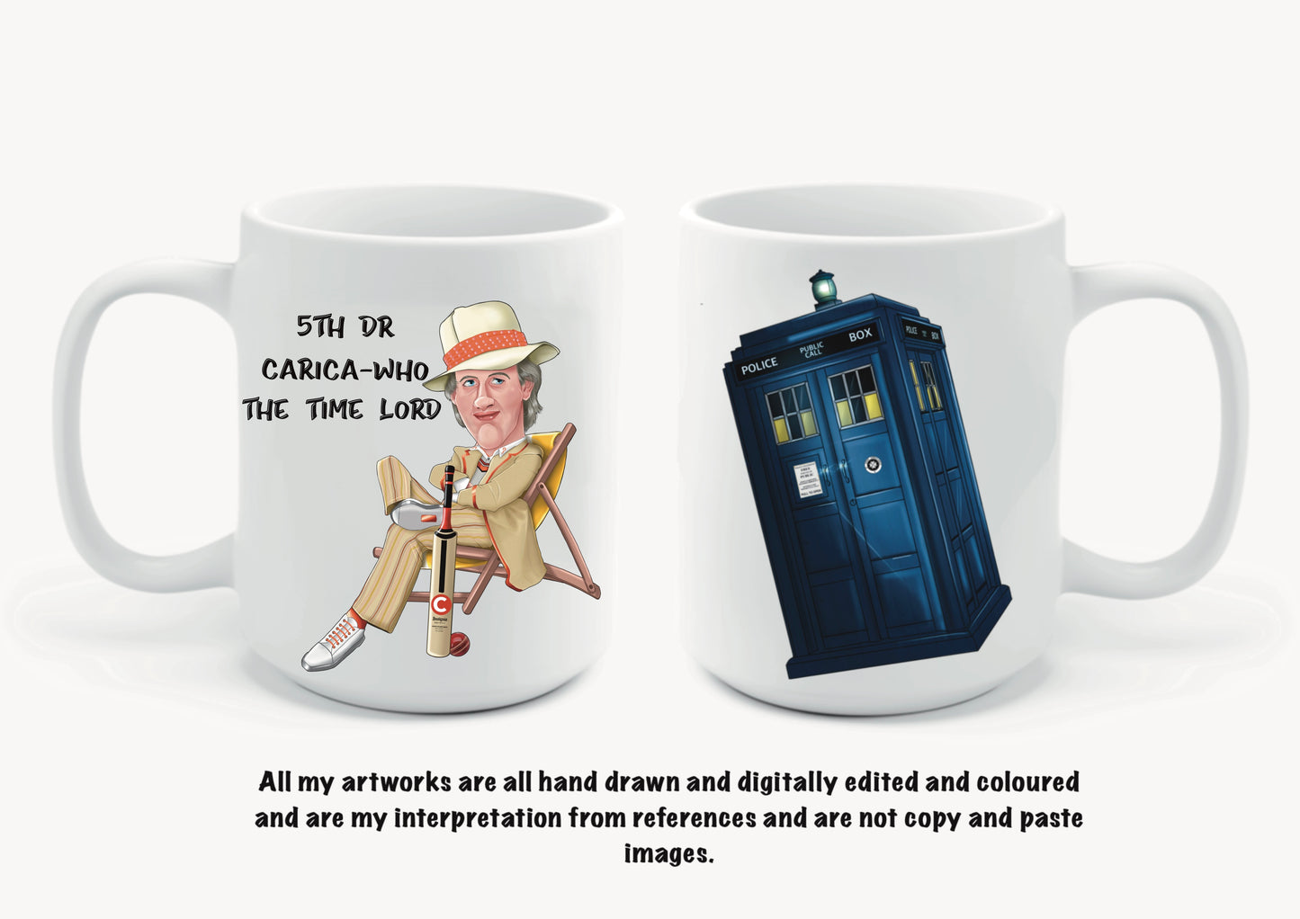 10th dr Who inspired mugs-mugs David Tennant carica-who (Copy)