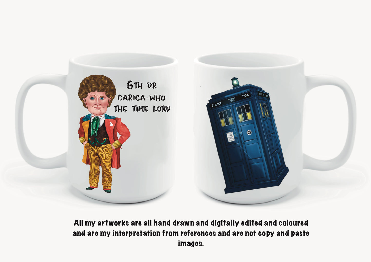 10th dr Who inspired mugs-mugs David Tennant carica-who (Copy)