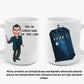 10th dr Who inspired mugs-mugs David Tennant carica-who (Copy)