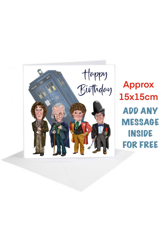 Dr Who Happy Birthday Cards-Cards #carica-who the time lord