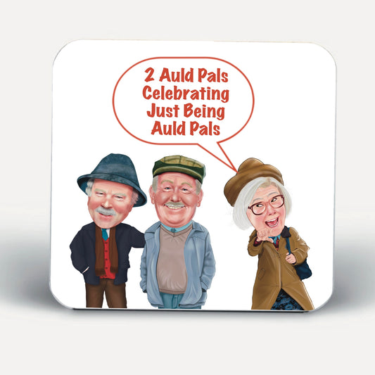 Still Game Coasters-Coasters from the funny Auld Pals episode