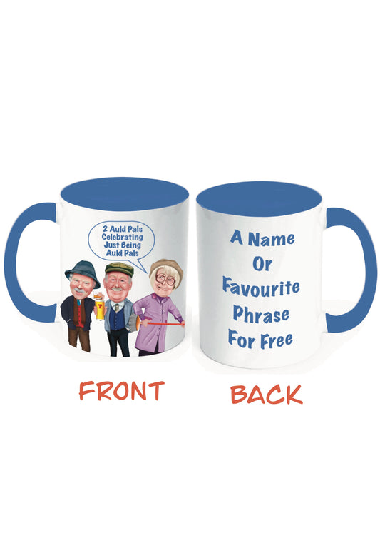 Auld Pals Still Game Matching Mugs And Coaster auldpals matching coaster is FREE