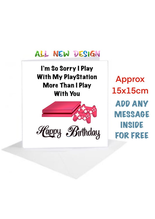 Birthday Cards-Cards inspired by PlayStation