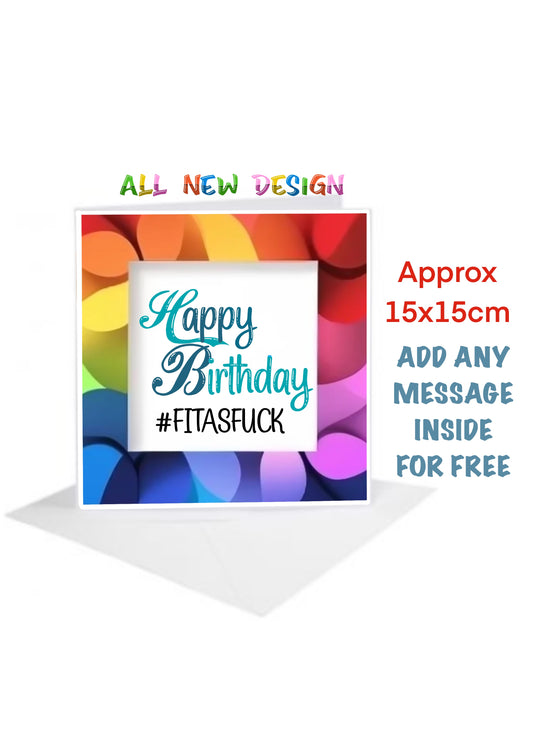 Birthday Cards-Cards sarcastic cards #fitasfuck