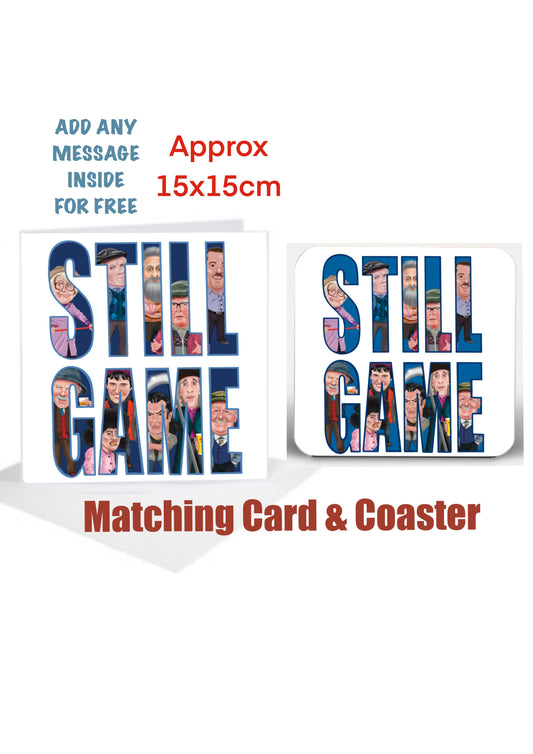 Still Game Cards-Cards and Coasters-Coasters Deal Auld Pals