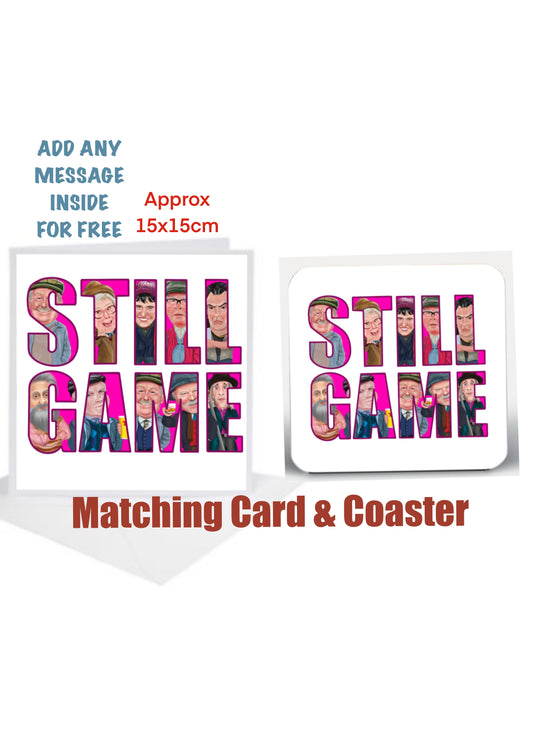 Still Game Cards-Cards and Coasters-Coasters Deal Auld Pals