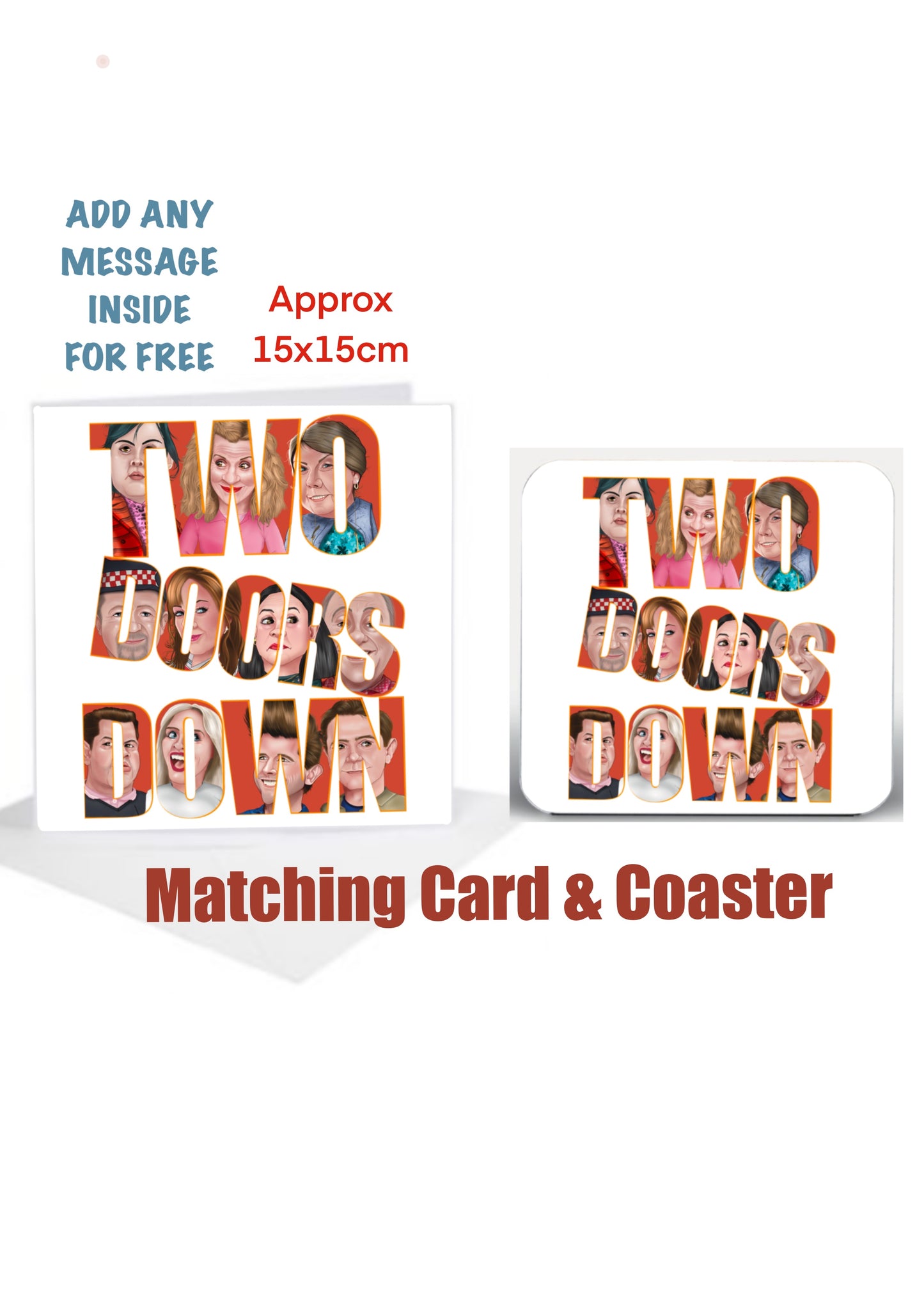 Two Doors Down Cards-Cards And Coasters-Coasters Deal