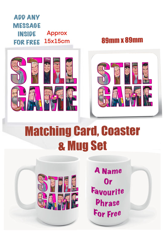 Still Game Coasters Mugs And Cards Deal Bargain