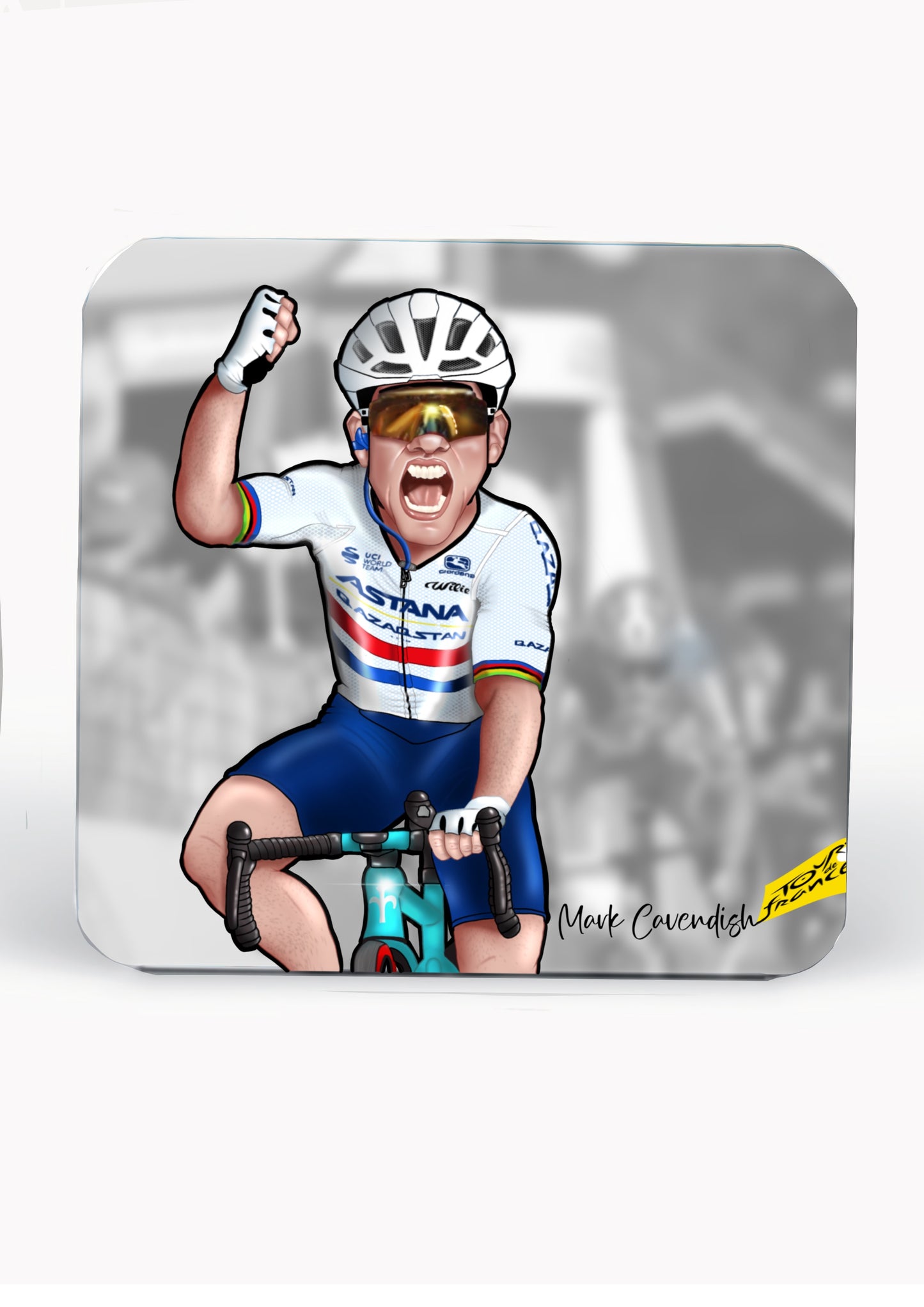 Set 7 pro cyclist Coasters-Coasters Froome cavendish Jeffers and Matthew Stephens special offer