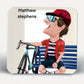 Set 7 pro cyclist Coasters-Coasters Froome cavendish Jeffers and Matthew Stephens special offer