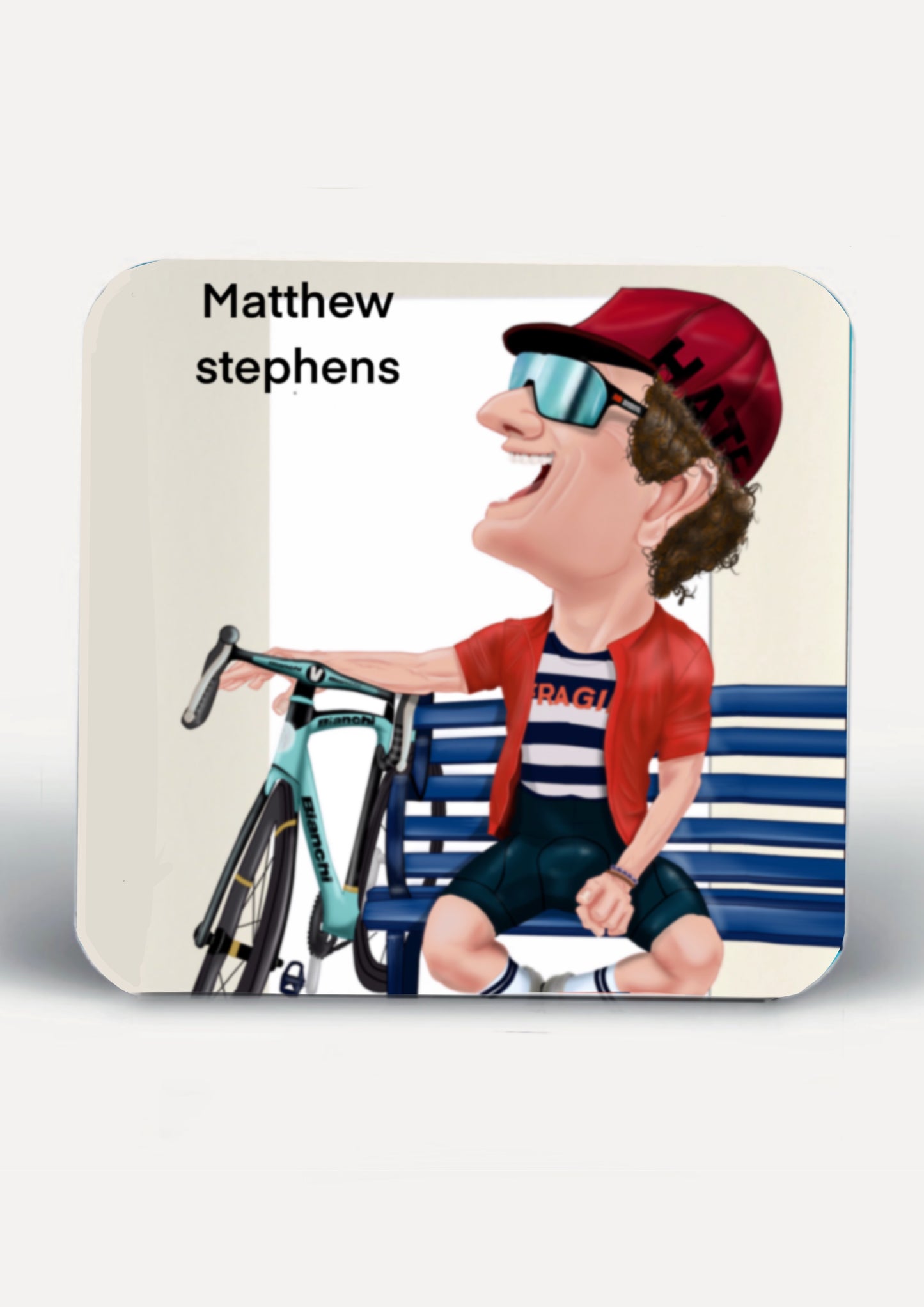 Set 7 pro cyclist Coasters-Coasters Froome cavendish Jeffers and Matthew Stephens special offer