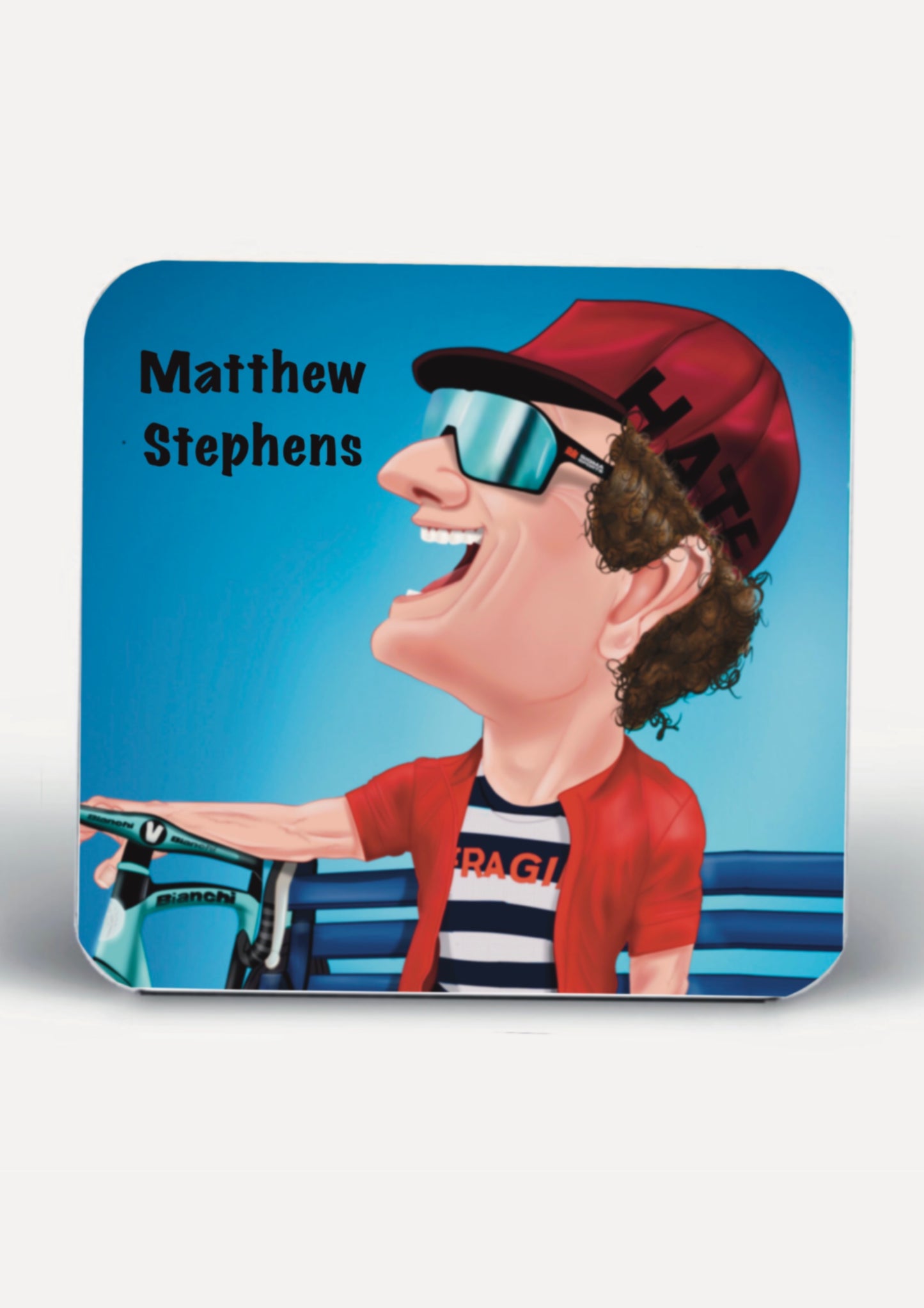 Set 7 pro cyclist Coasters-Coasters Froome cavendish Jeffers and Matthew Stephens special offer