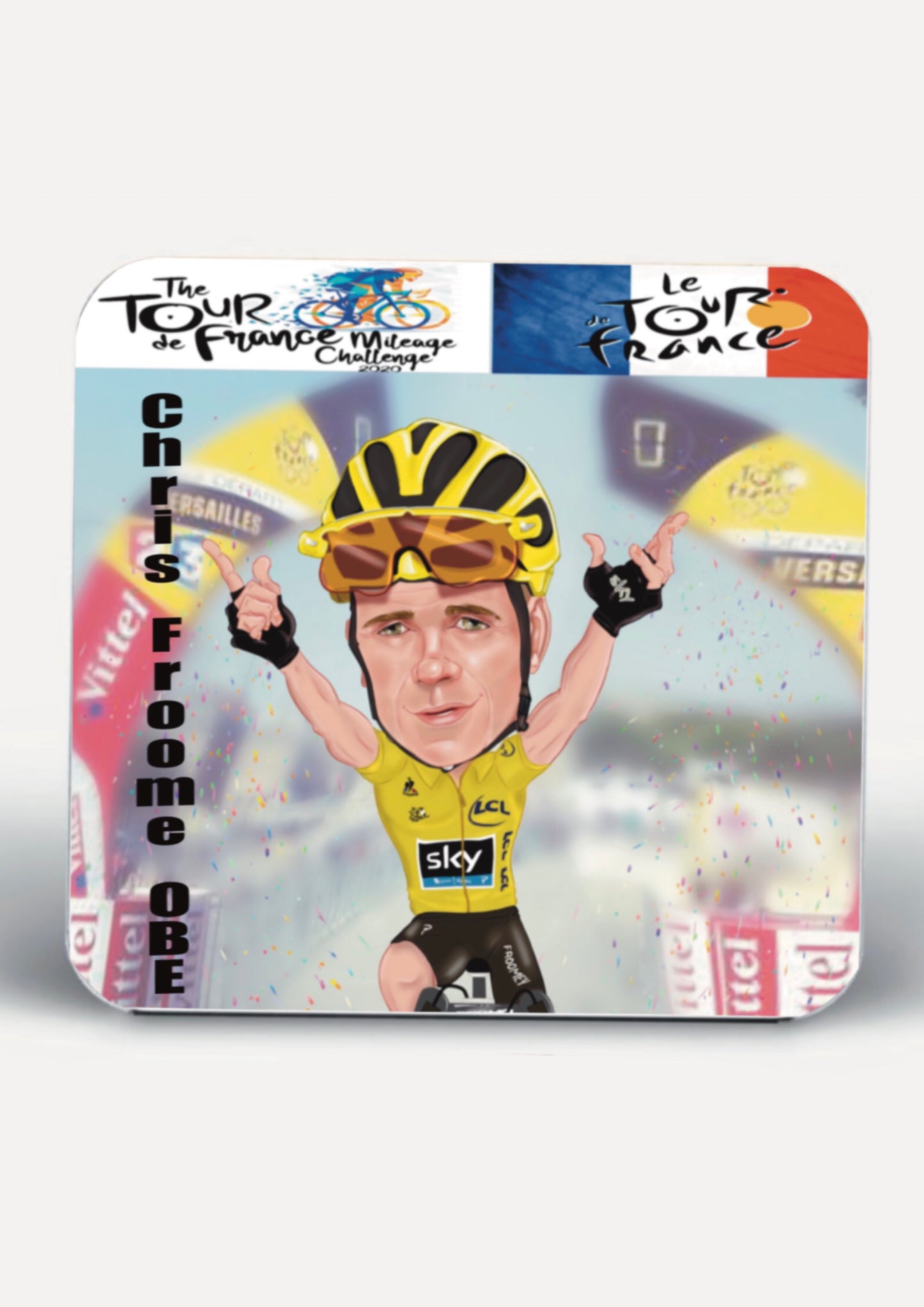 Set 7 pro cyclist Coasters-Coasters Froome cavendish Jeffers and Matthew Stephens special offer