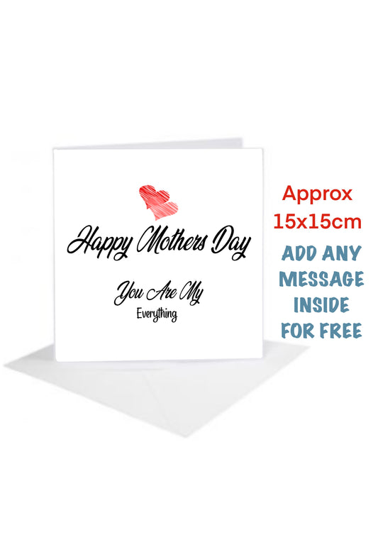 Mothers Day Cards-Cards you are my everythingv
