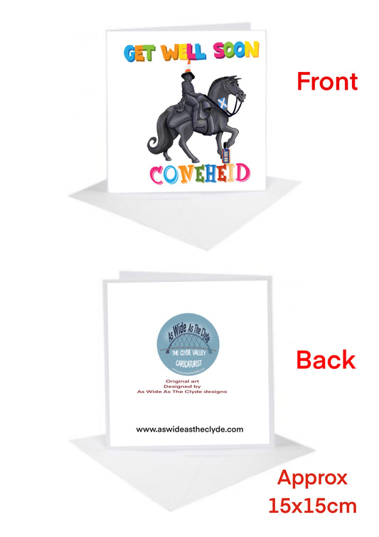 Get well soon coneheid Cards-Cards