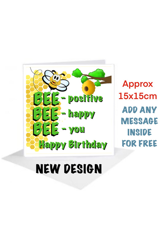 Bee Birthday Cards-Cards