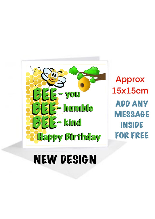 Bee Birthday Cards-Cards