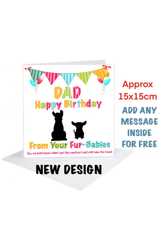 Dad Birthday Cards-Cards from fur babies