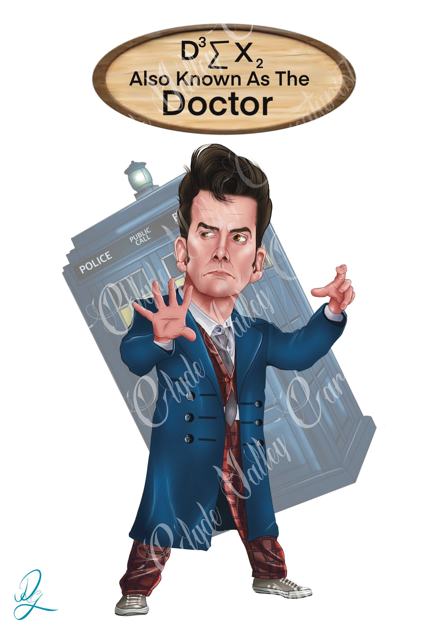 Dr Who inspired A4 Prints #davidtennant #thewardoctor #drwho