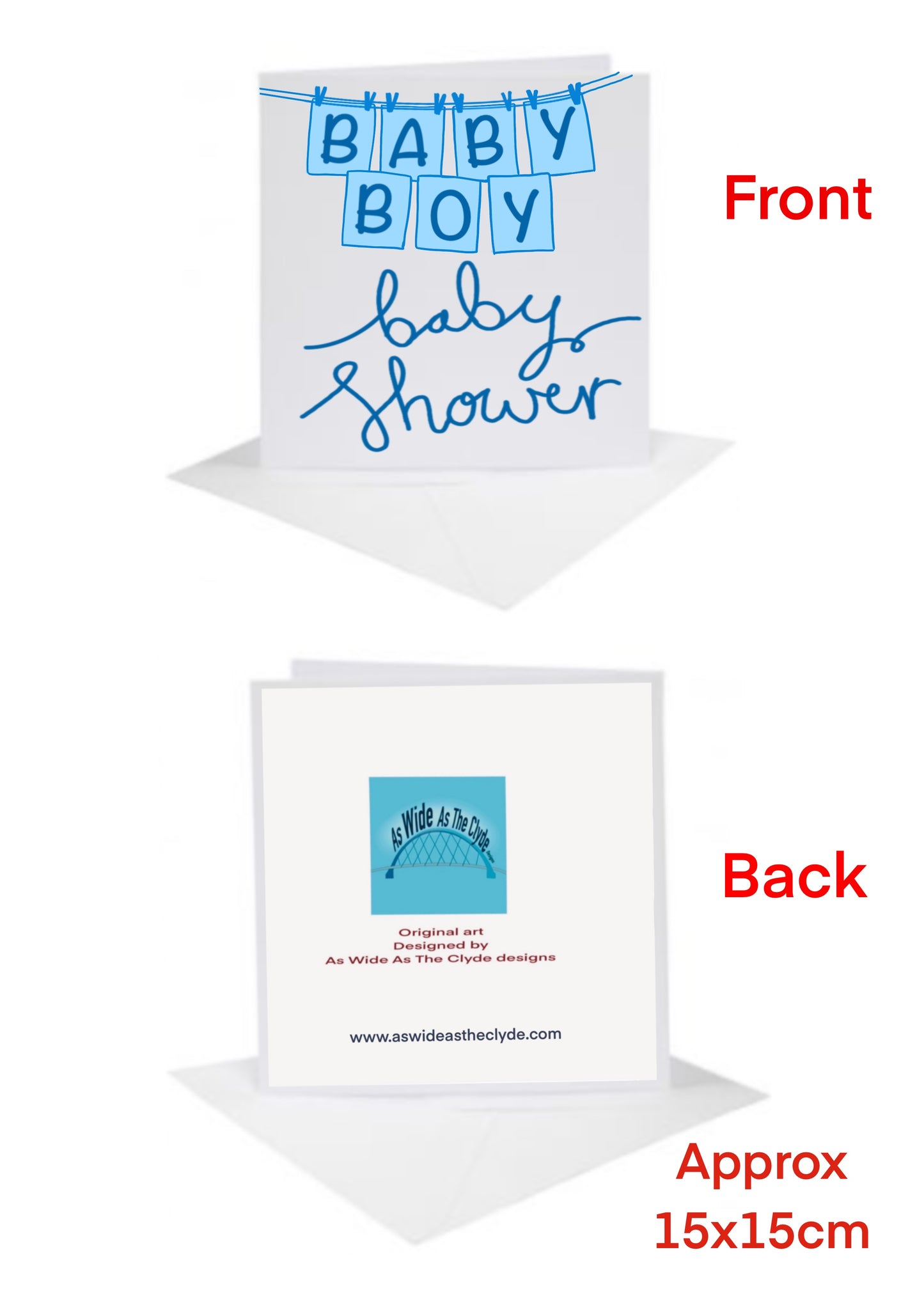 It’s a baby boy shower Cards-Cards